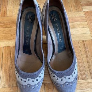 Escarpin Peter Kaiser brun et taupe